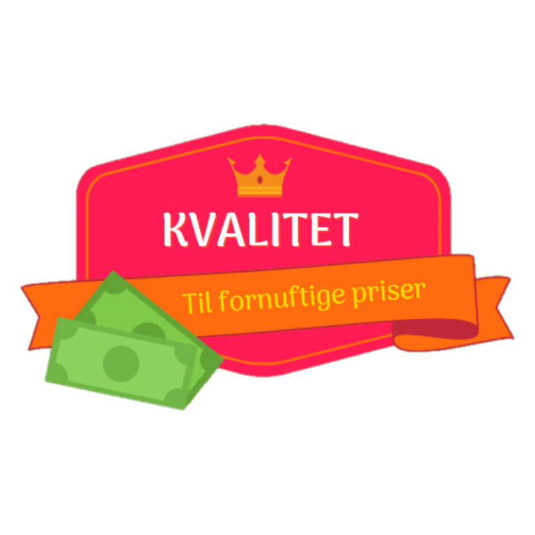 Kvalitet til fornuftige priser badge