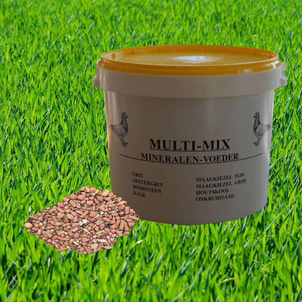 Multi-mix grit til høns, duer og større fugle 10 kg spand