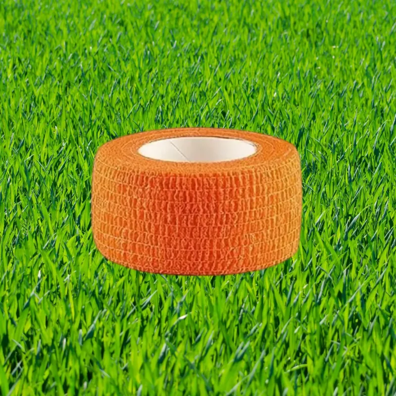 selvklæbende flex bandager 2,5 cm til mennesker, dyr, høns og fjerkræ - orange - silkehaven