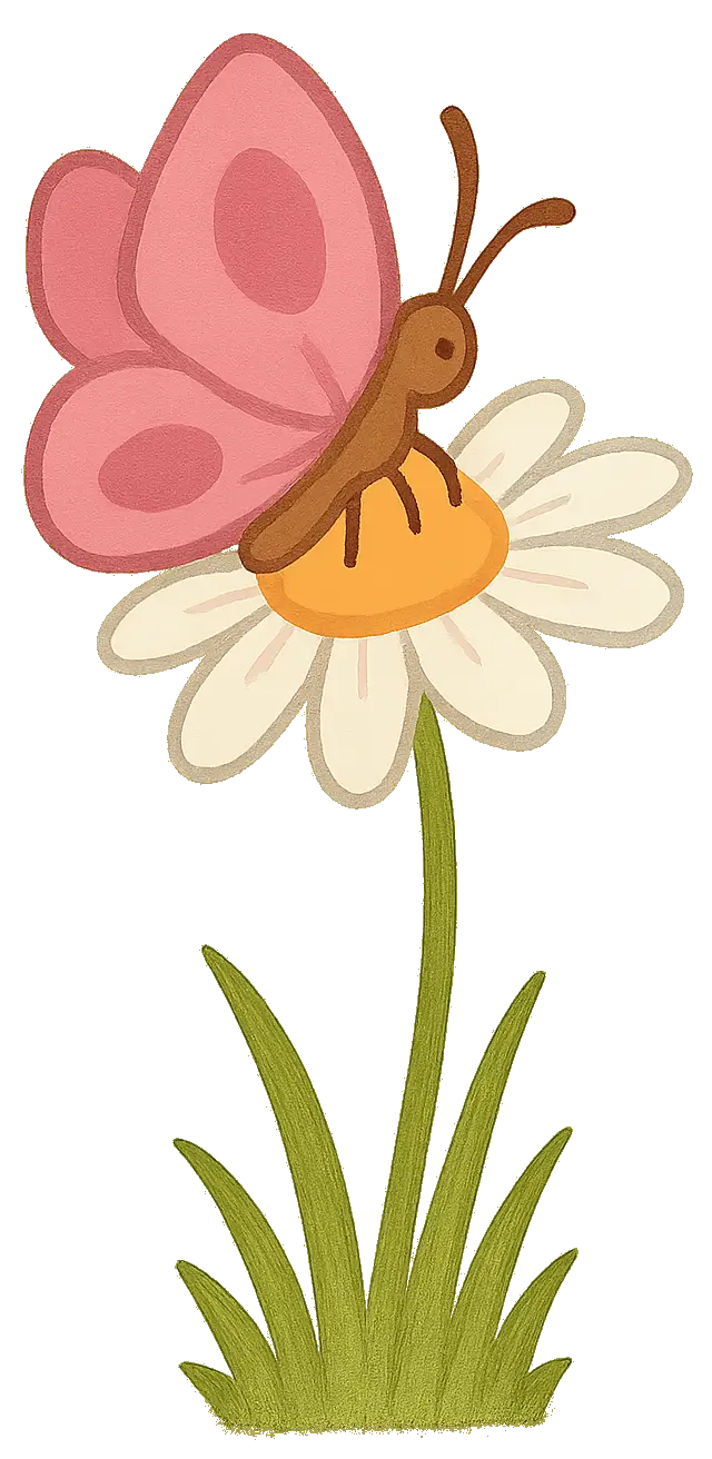 sommerfugl på blomst