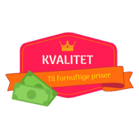 Kvalitet til fornuftige priser badge